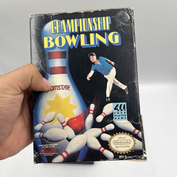 Championship Bowling (Nintendo Entertainment System, 1989) NES Complete CIB - Picture 4 of 14